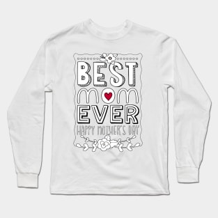 MAMA,MOMMY,Mothers day, paint a shirt for your mother Long Sleeve T-Shirt